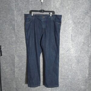 J Peterman Straight Leg Jeans Mens 40 Dark Wash Denim Classic Casual EUC
